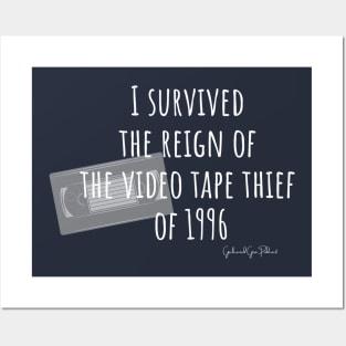 I Survived The Videotape Thief- For the Dark Side Posters and Art